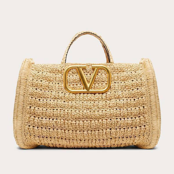 VALENTINO IN.IT ヴァレンティノ かごバッグ コピー ラフィア ハンドバッグ